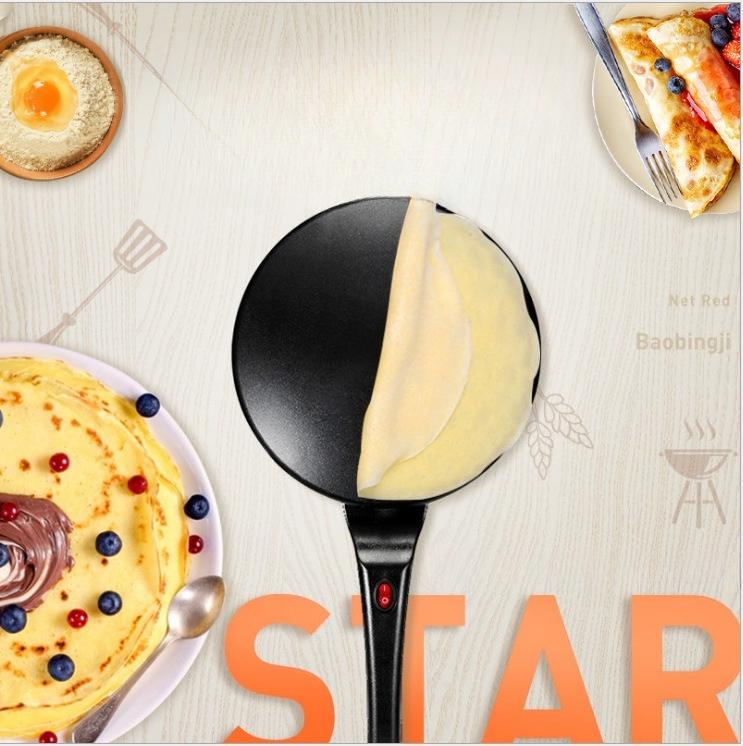 Portable Electric Spring Roll Wrapper Maker, Non-Stick Constant Temperature Crepe Griddle for Duck Pancakes Household Breakfast Gift Machine