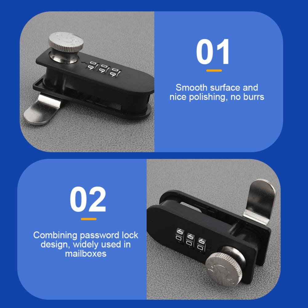 Hardware Safety Keyless Security Drawer Lock Door Coded Lock Combination Lock Cabinet Password Lock