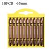 65mm/100mm/150mm/200mm/250mm/300mm Screwdriver Bits Set  PH2 Anti-slip With Magnetic 1/4" Hex Shank Fits Hand Electric Drill Dri
