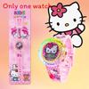 Kinder Cartoon LED Uhr mit Iron Man Batman Frozen Hello Kitty Design für Schulkinder