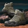 Outdoor Men's Hiking Boots Winter Men's Snow Boots Waterproof Leather Sports Keep Warm Men's Work Boots  Men Causal Sneakers