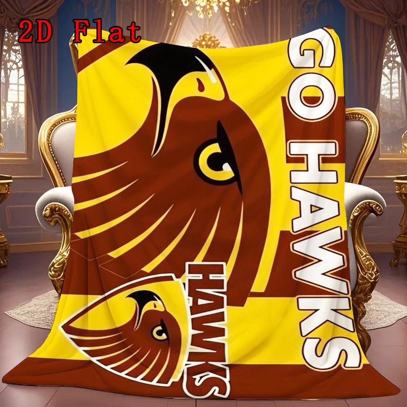 Atlanta Hawks 2D Flat Pattern Flannel Blanket High quality All Seasons Warmth and Comfort Perfect for Christmas Gifts.MMT0918587