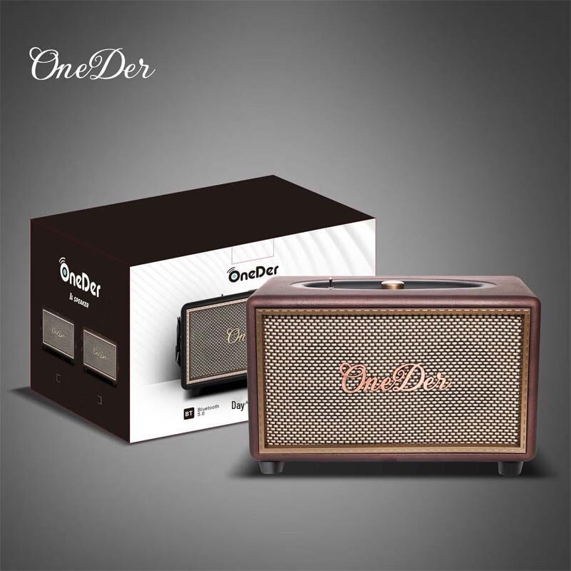 Huanda D6 Retro Bluetooth Speaker CN Plug (adapter Included)