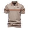 Gant 2025 Summer Embroidered New Polo Shirt Fashion Striped Men's Business Short Sleeved Top