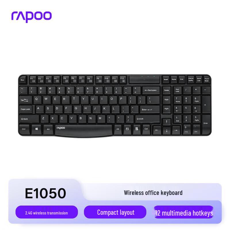 

Rapoo E1050 Wireless Keyboard
