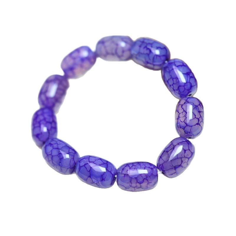 Agate Blue Dragon Scale Tibetan-Style Jade Bracelet