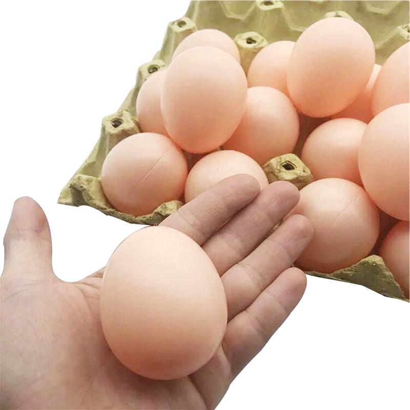 New Simulated Eggs 30pcs/set Children's Toy Eggs DIY Painted Plastic Hollow Fake Egg Kindergarten Teaching Aids Festival Gifts