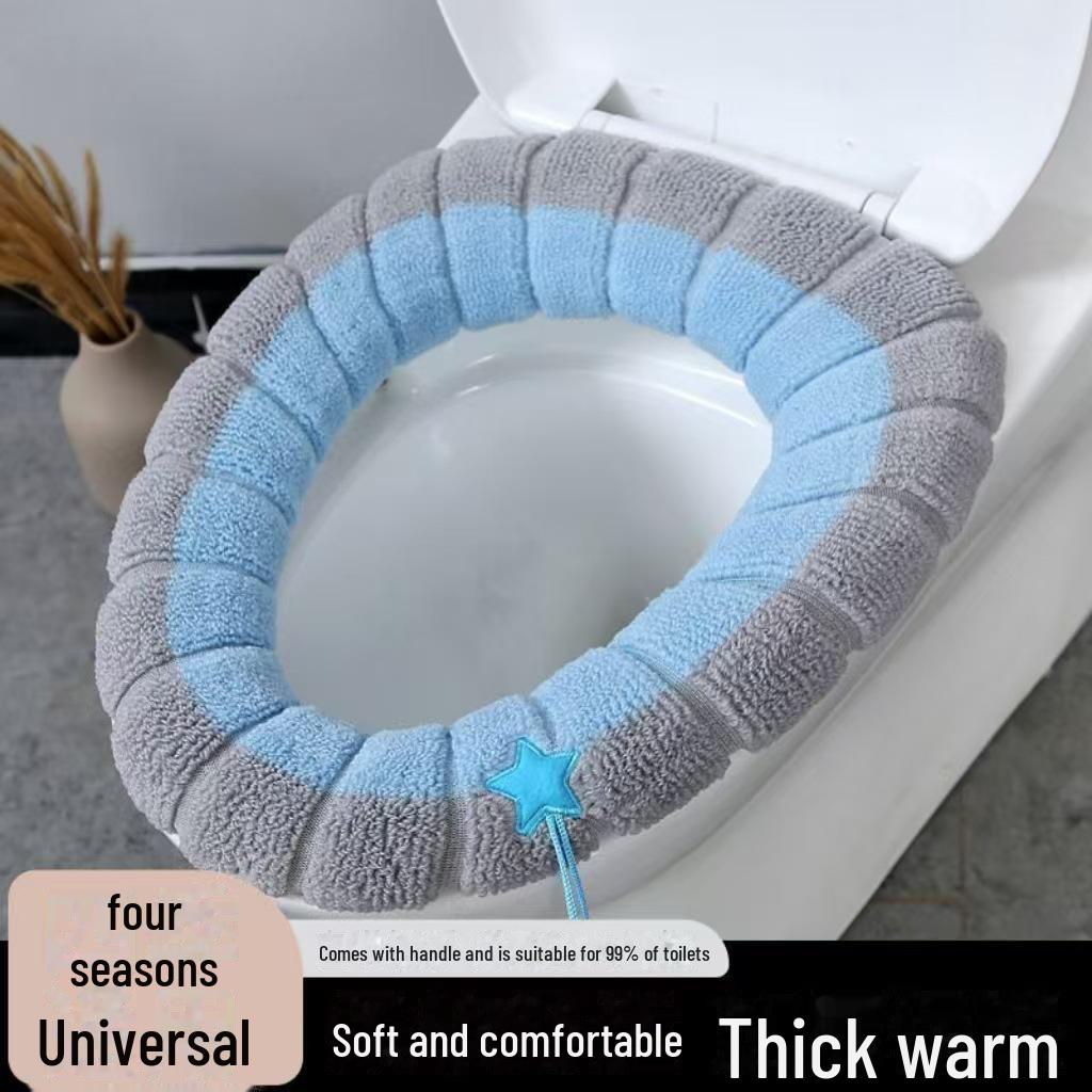 Waterproof Travel Toilet Mat - Four Seasons, Thick, Universal, Winter Warm Cover Stickers