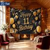 Glitter Party Backdrop 1pc - Celebration Decor