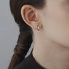 Silver Earrings 112324350903 4℃HOMME+ (Single)