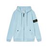 STONE Classic Solid Color Hooded Long-Sleeve Unisex Jacket with Badge – Trendy Island Style for Couples