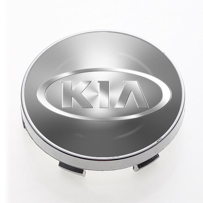 4pcs 60mm Car Wheel Center Hub Center Cap Rim Hub Dustproof Cover Sticker Emblemem For KIA Sportage Ceed Rio 3 Picanto Proceed Gt Stinger 4 K7