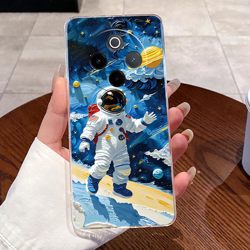 Jelly Casing For Vivo Y300 Pro Y300 Pro+ T4 Capa Clear Silicone Soft TPU Back Cover For Vivo IQOO Z10 Cute Rabbit Cat Phone Case