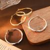 Cold Wind Large Circle Earrings, High-End Light Luxury Niche Earrings, Simple Earrings, Women'S Exaggerated Atmospheric Earrings