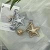 Colorful Five-pointed Star Cotton Woven Rope Leather Pendant New Star Woven Ball Bag Pendant Keychain Creative Small Accessories