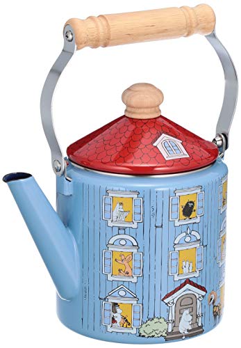 Fuji Enameled Kettle, 0.7 Gal (2.0 L), Enamel, Ind