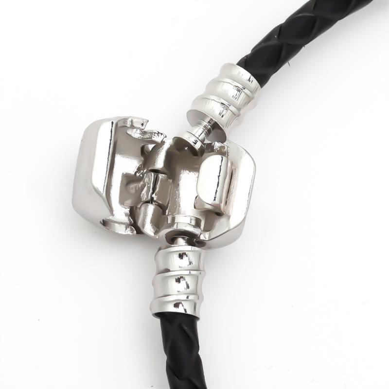 1pc/lot 12 Colors Leather Chain Charm Bracelets Double layer Braided Leathe Bracelet for Handmade DIY Women Girls Jewelry Gift