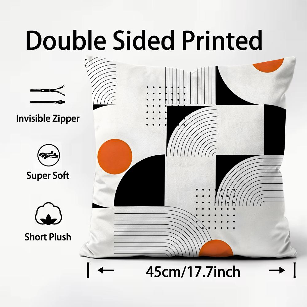 B-Bauhaus Designs Famous Cushion Cover Pattern Printed Pillowcase for Living Room Sofa Cushion Cover & Bedroom Decor
