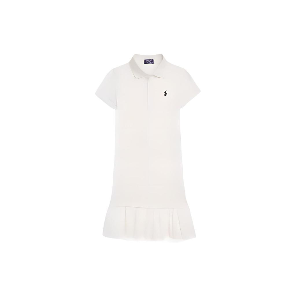 Polo Ralph Lauren Short Sleeve Dress Kids Dresses White CWPODRSG3D20574-100