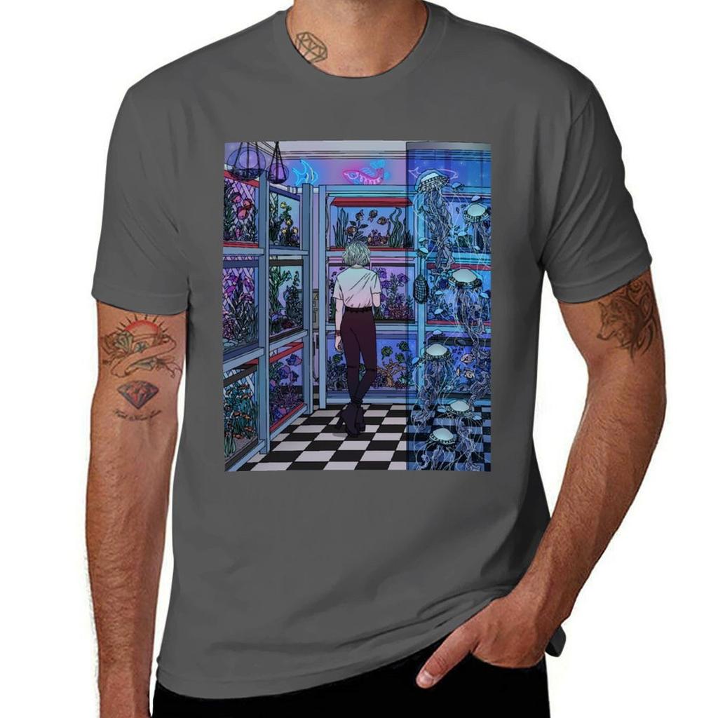 Aquarium Tshirt Large Size Casual Tee Shirt Tshirt