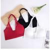 Breathable Halter Neck Sports Bra For Yoga Women No Underwire