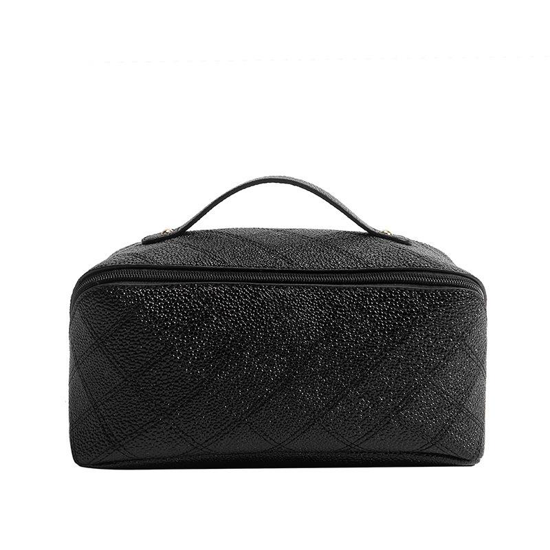 Large Capacity Portable Makeup Bag Storage and Finishing Bag Waterproof High-value Small Square Bag Pillow Makeup Bag