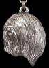 Lhasa Apso - Dog Necklace In Gift Box, Silver-plated Locket for Dog Fan, Striking Pendant by Art-Dog Brand