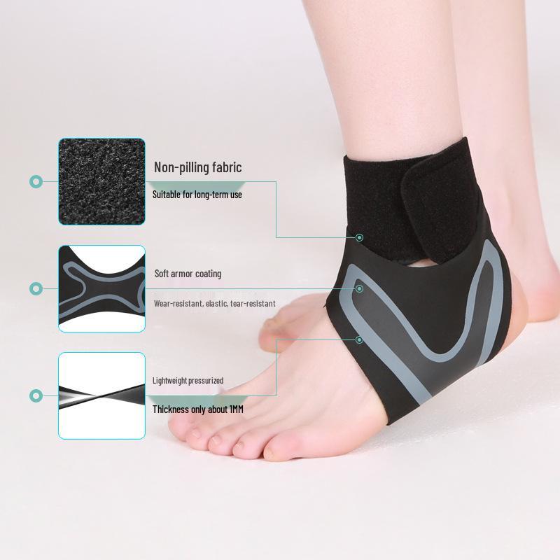 Anti-Slip Silicone Ankle Support Sleeve for Sprain Recovery