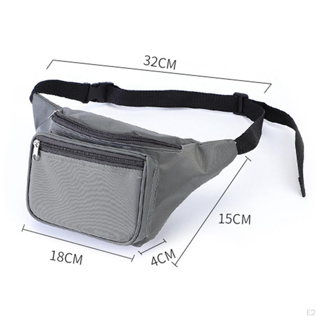 Bauchtasche Verstellbarer Gürtel Geldbörse Lässige Wasserdichte Tasche Umhängetasche Taschen Taille für Camping