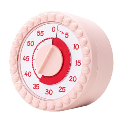 Magnetischer Küchentimer Lauter Alarm Küchentimer Rosa Mechanische Küchentimer mit Lauten Alarmen zum Kochen Backen Kinder Set