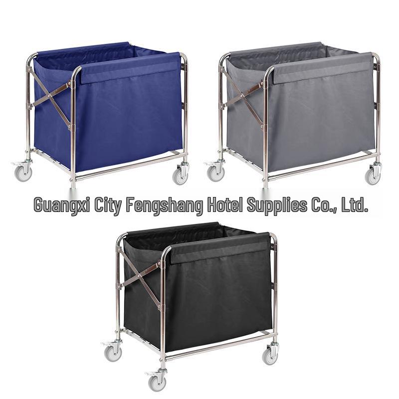 Stainless Steel Housekeeping & Laundry Service Cart