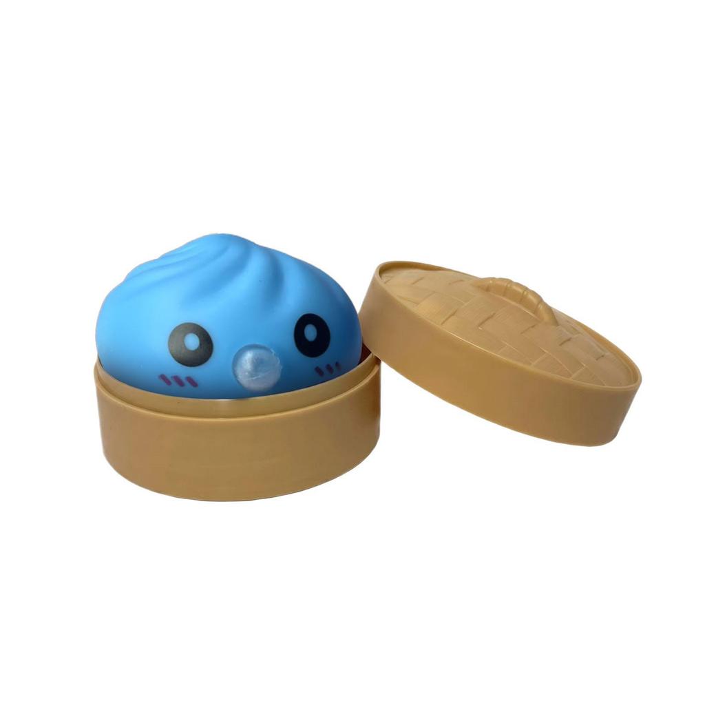 Bao Dumpling Bubble Squeeze Toy In Steamer Box Design Soft Touch Stress Relief Sensory Fidget for Desk Office Home Play