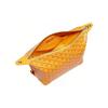 Goyard Monogram Zip Travel Toiletry Bag Unisex Travel Bag Yellow BOEING025TY-08CL08P