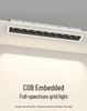 Embedded LED Linear Grille Light: Anti-Glare Rectangular Lamp for Living Room