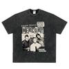 Imagine Dragons Loom World Tour  Vintage Washed T Shirt Rock Band Tshirt Men Women High Quality Cotton Short Sleeve T Shirt