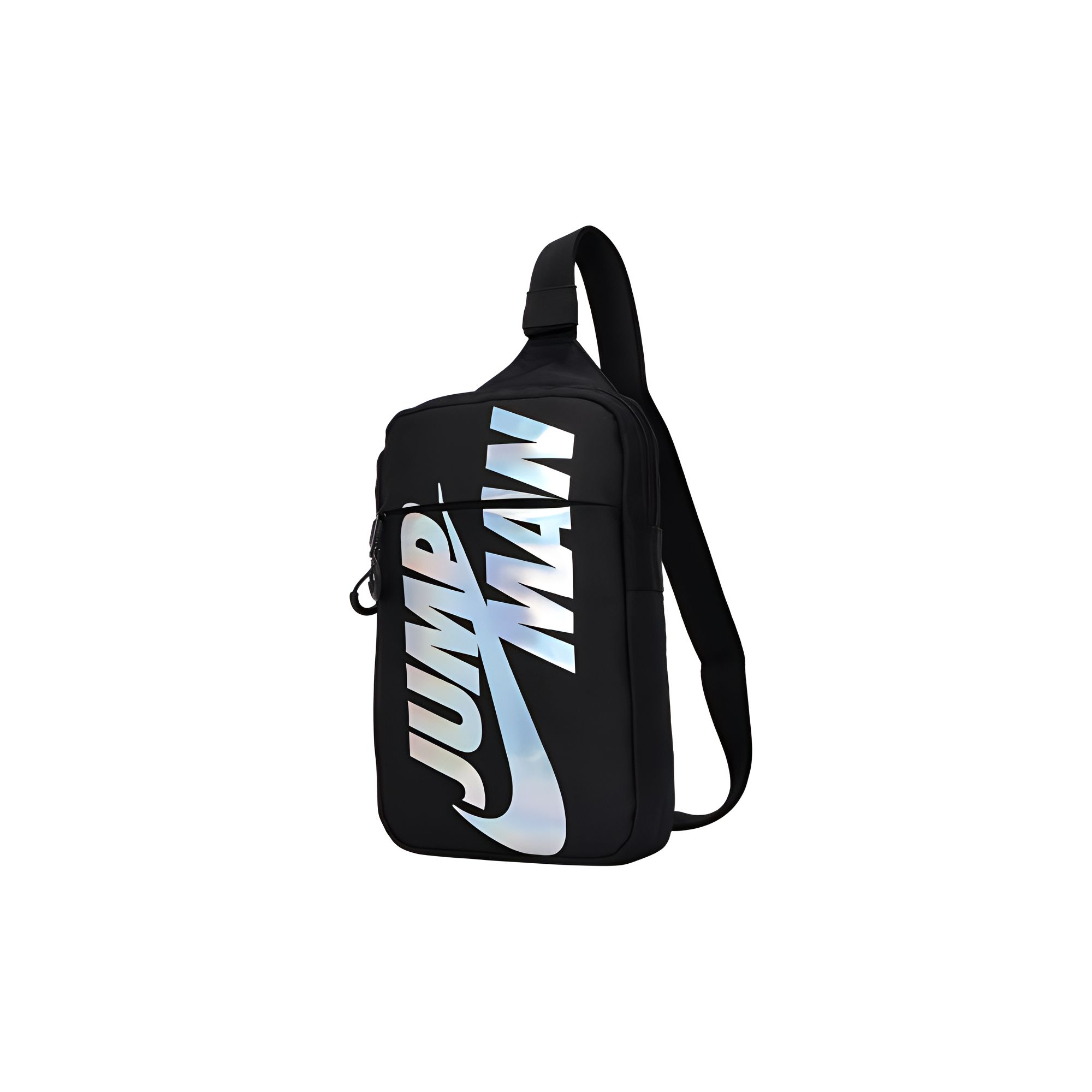 Jordan Classic Letter Jumpman Large Logo Polyester Crossbody Waist Bag Unisex bags Black JD2133007GS-004 Black