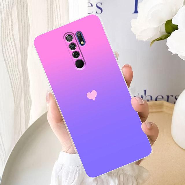 For Redmi 9A 9C NFC Case For Xiaomi Redmi 9 Case Silicon Fashion Clear TPU Back Cover For Xiaomi Redmi 9T 9AT Phone Case Fundas
