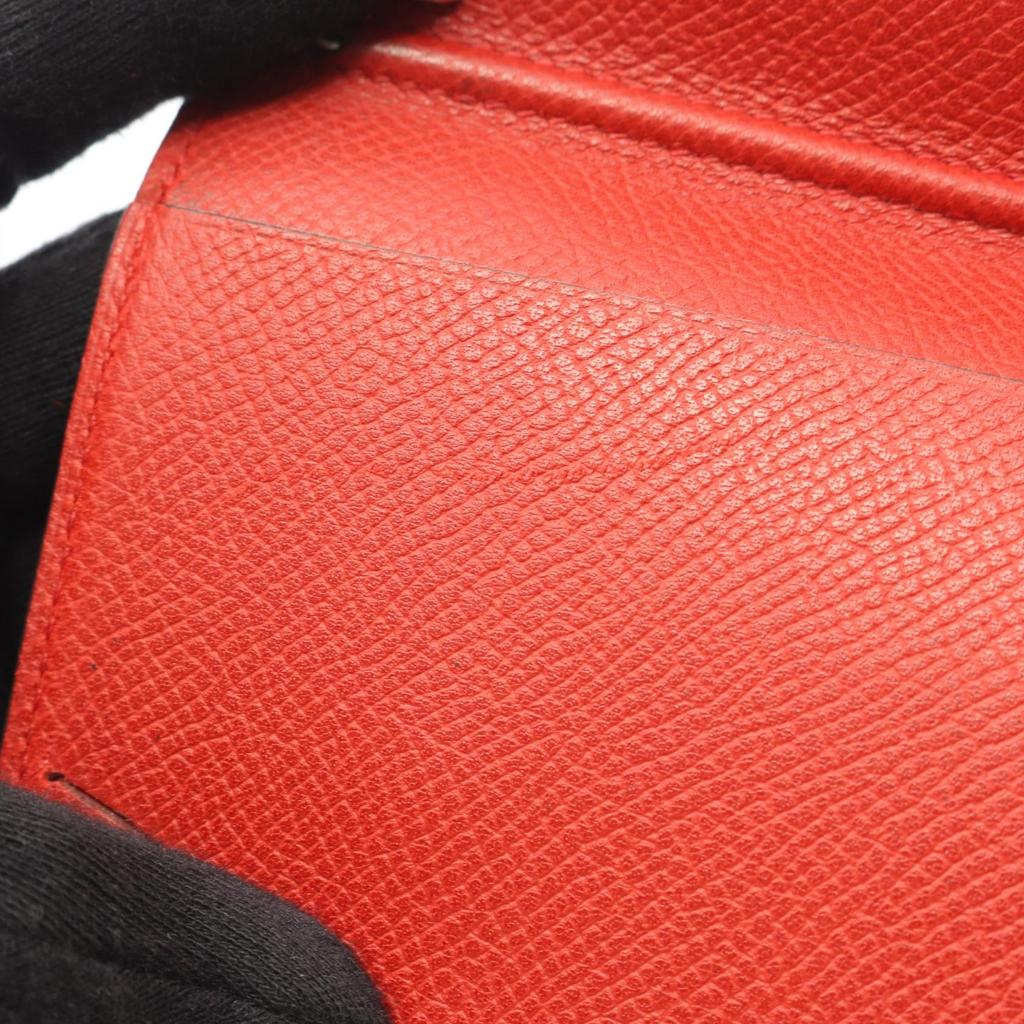 Used HERMES Agenda Vision Notebook cover Epsom leather Epsom Red Ruby Used Women