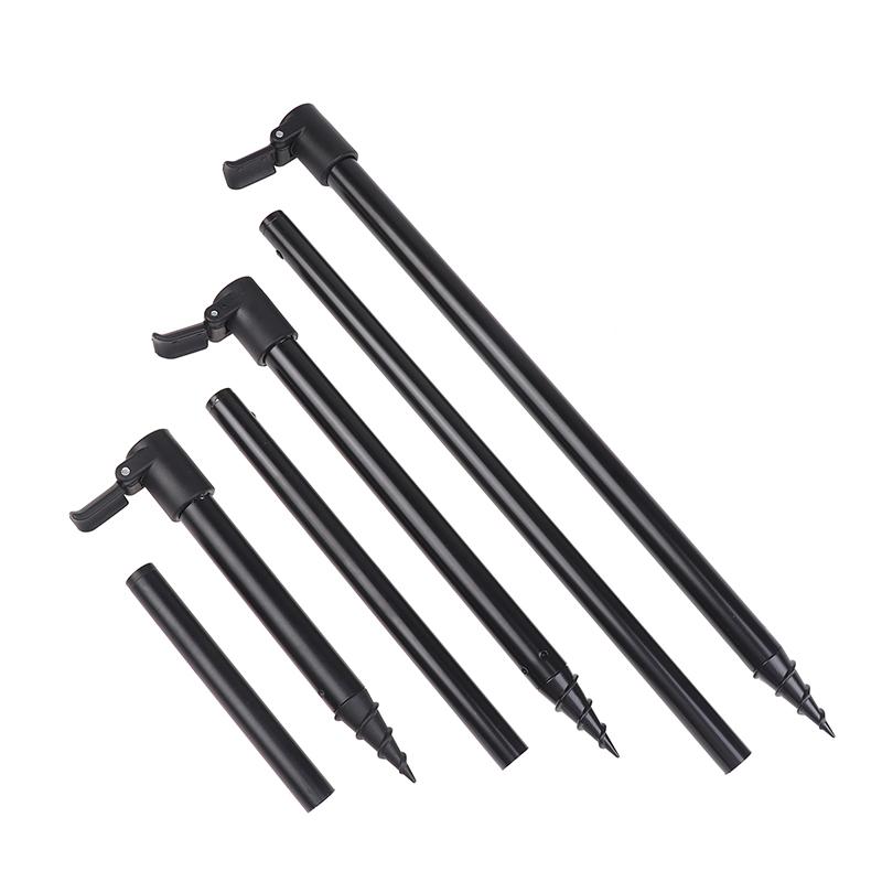 Verlängerbarer Angel-Bankstick aus Aluminiumlegierung, verstellbar, teleskopisch, Karpfenangeln Bankstick, Angelrutenständer für Bissanzeiger