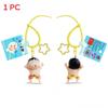 Crayon Swimming Shinchan Circle Superman Dress Up Summer Series Keychain Cartoon