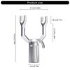 Pack Of 20 Double Y Branch Support Brackets Weather Resistant Metal Stakes Compatible Bamboos Wooden Poles