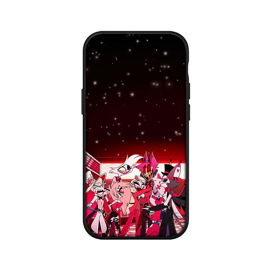 Angel Dust H-Hazbin Hotel Charile Casing for Apple iPhone 15 14 13 12 11 Pro XS Max XR 6 6S Plus + SE 14+ 6+ Phone Cover Case