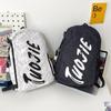 Women's Letter Printed Backpack Men's Large Capacity Travel Backpack Junior High School Student Schoolbag