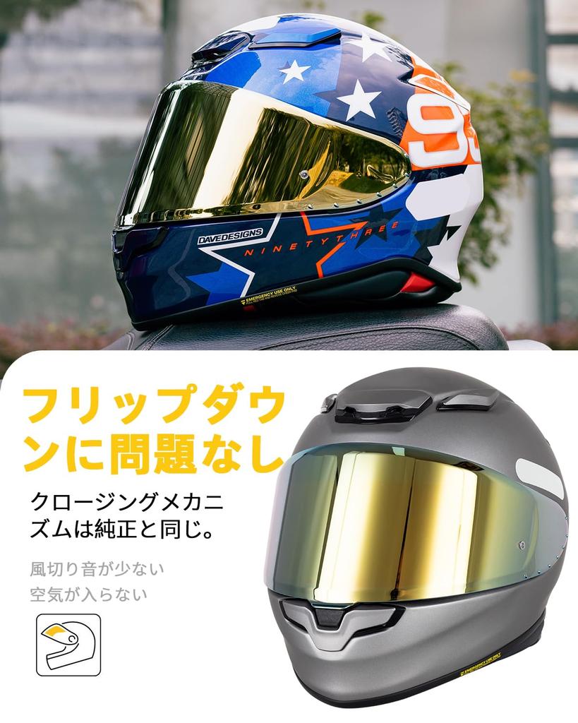 Z8 Shield Mirror Shield Compatible Z8 X15 NXR2 [Soman] Shield, Z-8 models RF-1400 CWR-F2 (Gold)