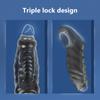 Penis Sleeve Enlargement Extender Male Condom Delay Ejaculation Cock Ring Trainer Enlarger Sex Toys for Men Dick