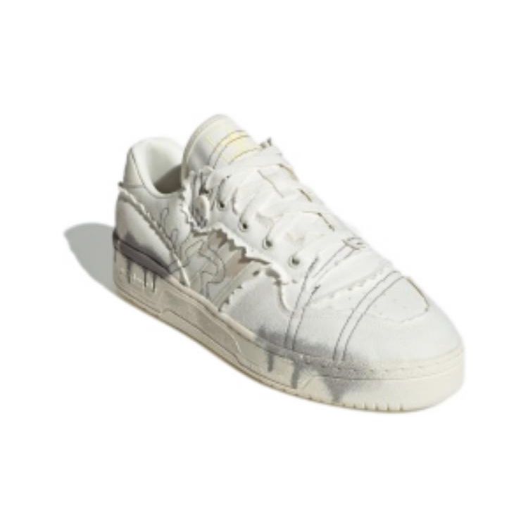 Adidas Originals Rivalry Low Comfortable Versatile Low-Top Sneakers Men Sneakers Gray White Black FZ6550