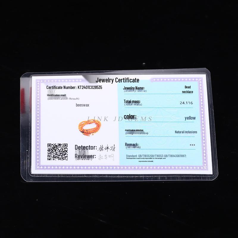 Mărgele Rotunde din Chihlimbar Galben Natural Jingde pentru Accesorii Bijuterii Brățări DIY