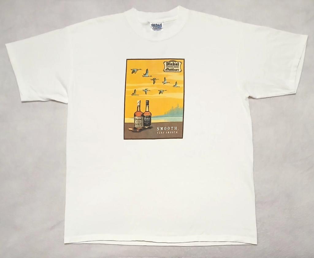 Vintage Dickel Tennessee Whiskey T-Shirt XL Double Sided Turkeys Outdoor 90's