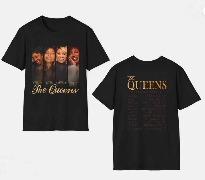 La Maglietta del Queens Tour 2025, Leggende della Musica, Regalo per i Fan