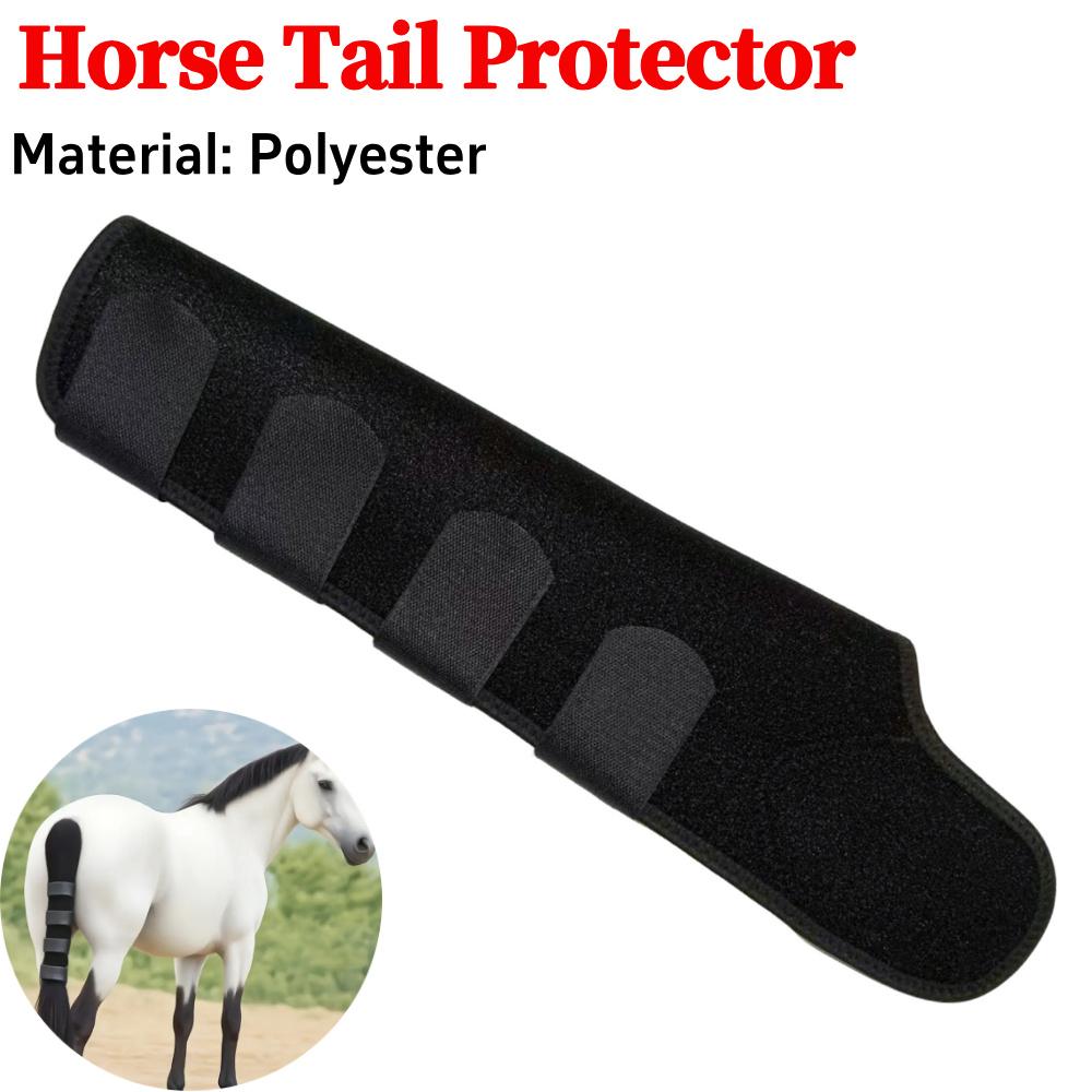 Ponytail Protective Cover Prevent Flies Mosquito Bites Tail Storage Horses Durable Polyester Beauty Bag Horse Grooming Supplies
